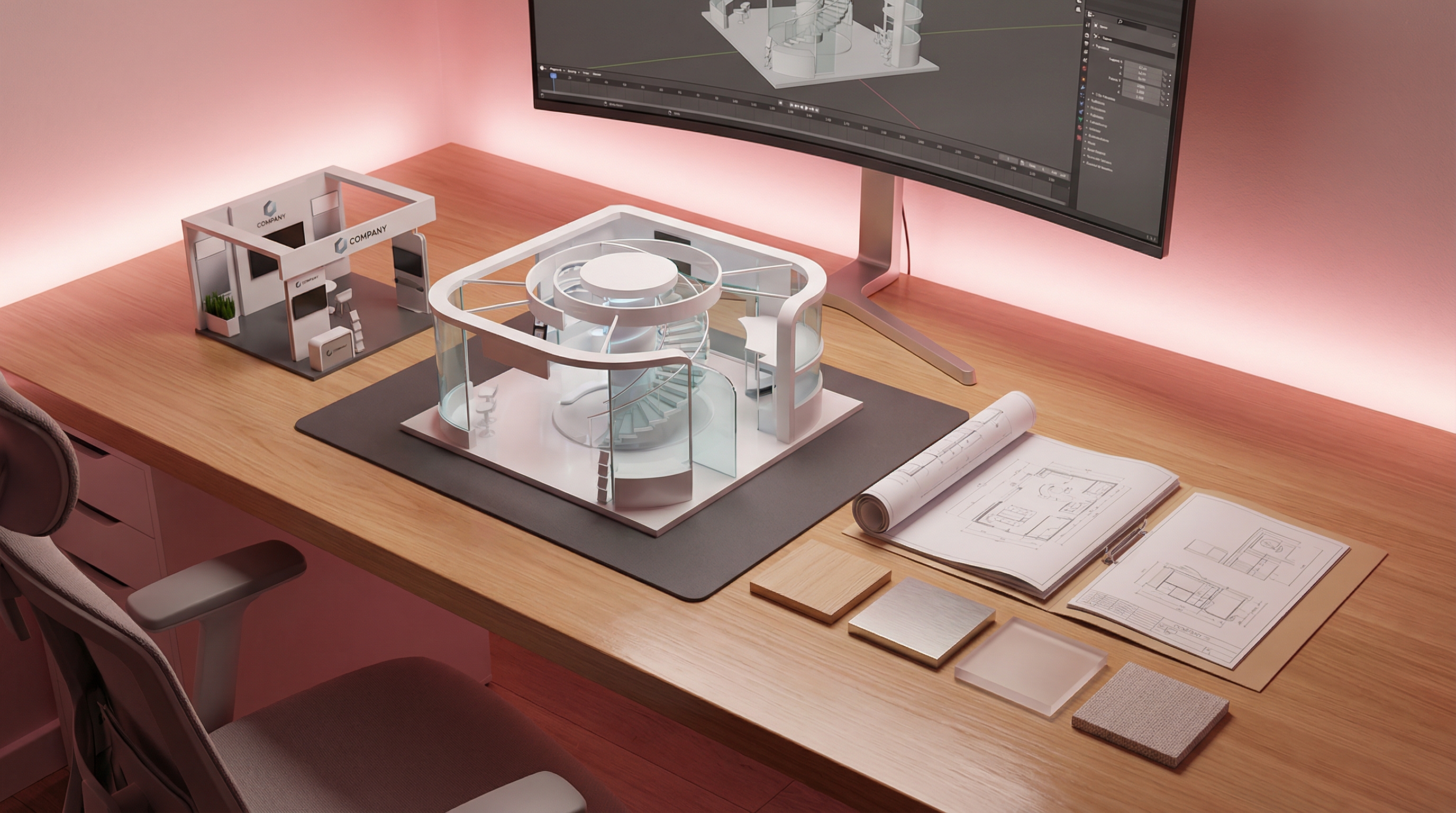 Exhibition Design and Support — work from the T40 bench