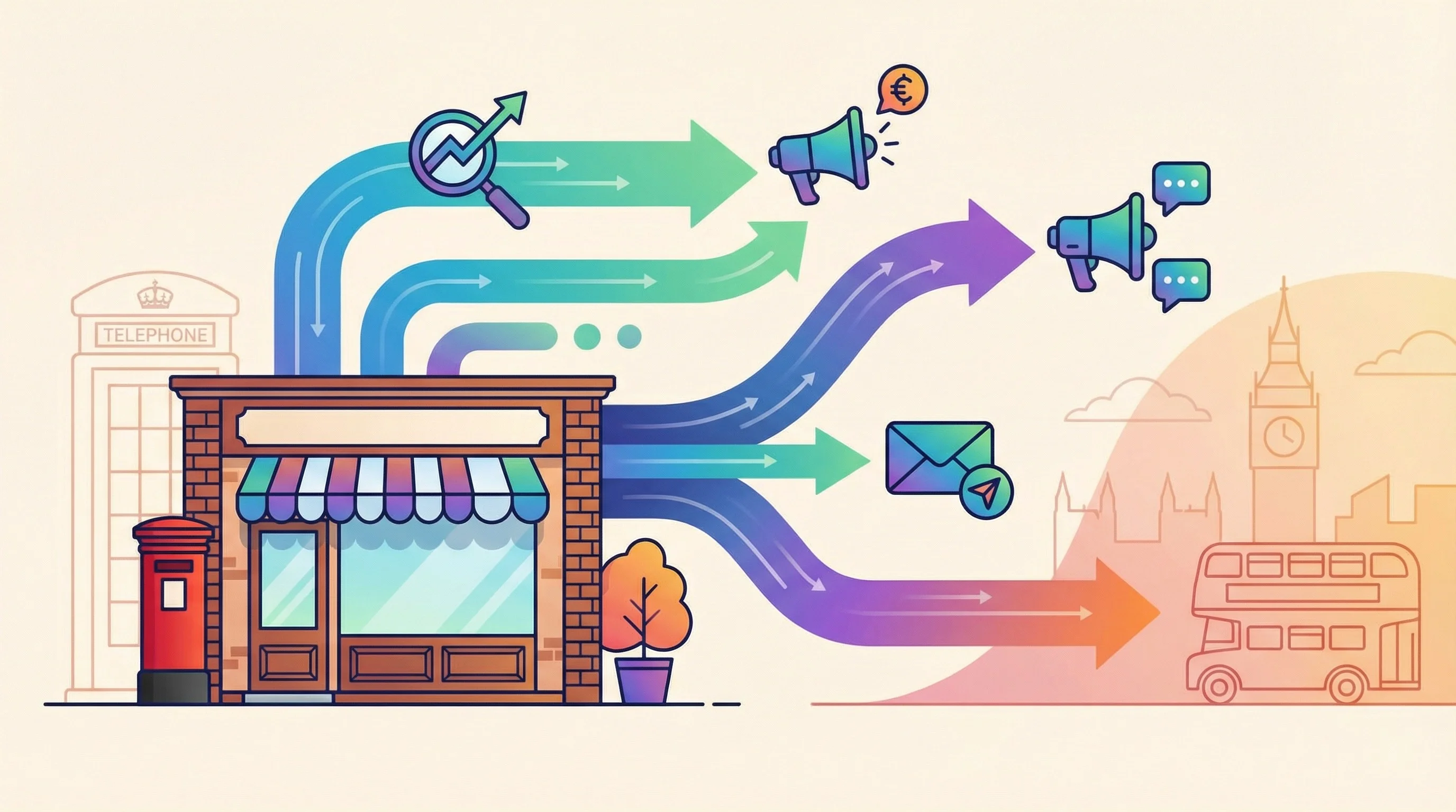 Digital advertising now dominates UK marketing spend. Here's how small businesses should actually approach digital marketing in 2026 — channels, budgets, and what to avoid.