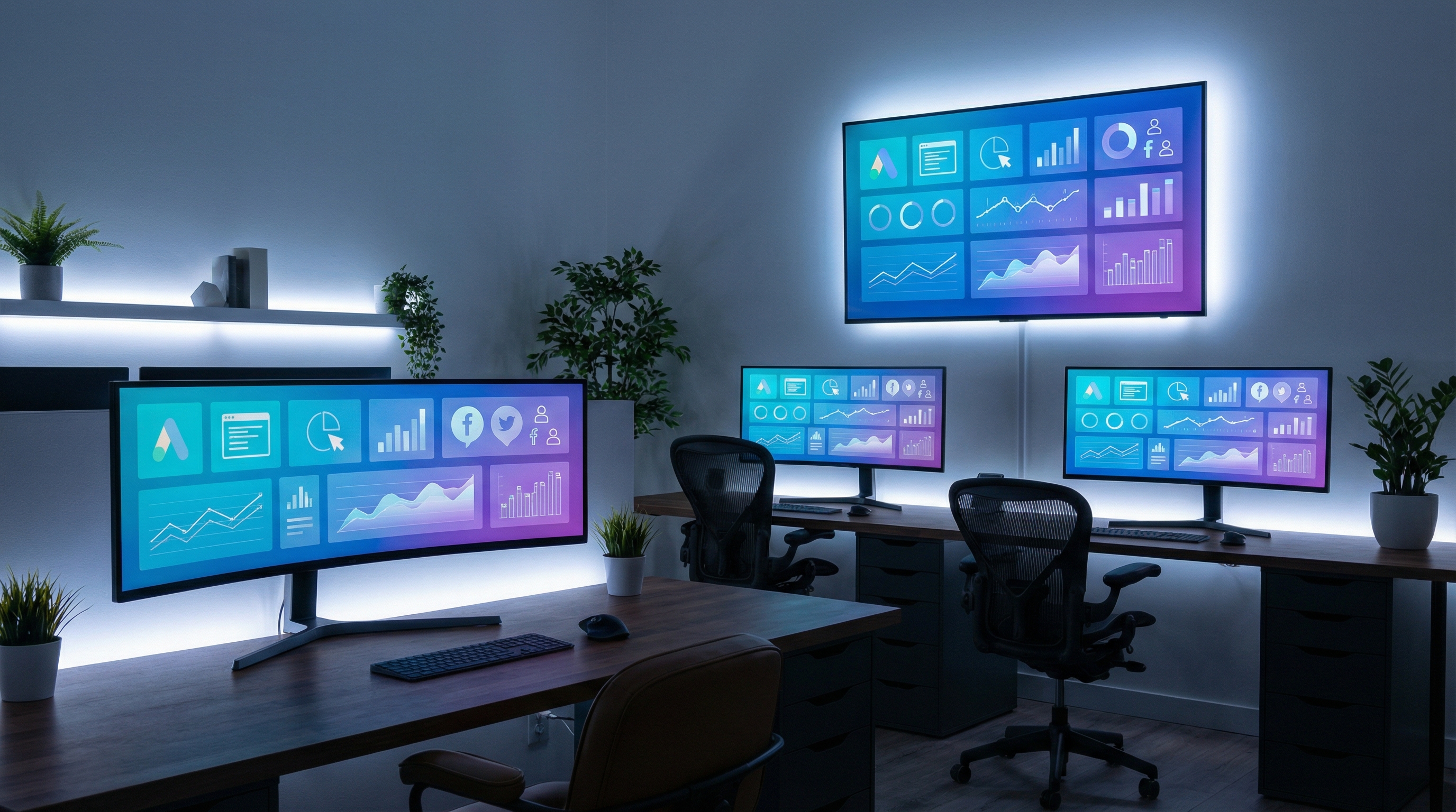 Digital Advertising — work from the T40 bench